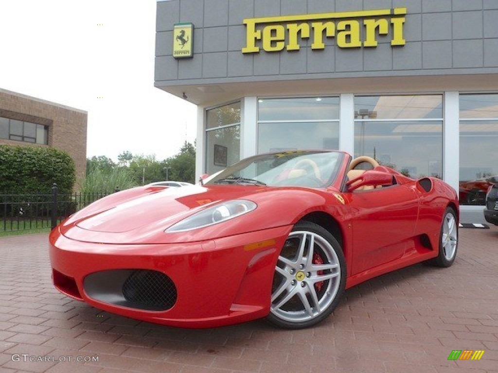 2007 F430 Spider F1 - Rosso Corsa (Red) / Beige photo #1