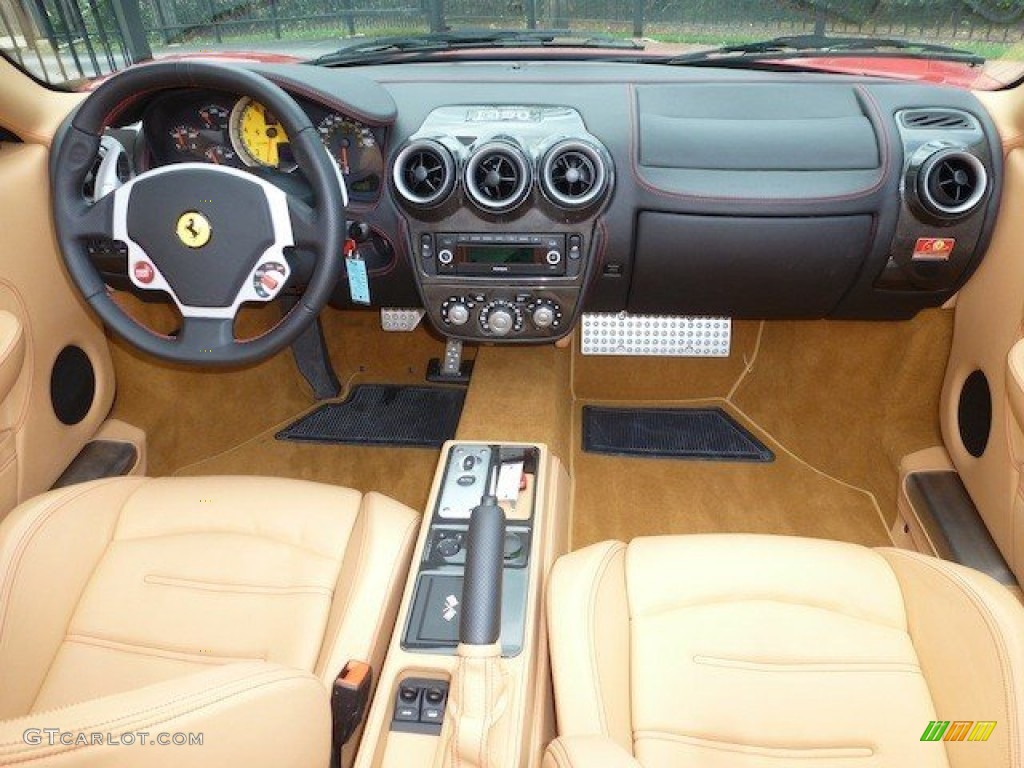 2007 Ferrari F430 Spider F1 Beige Dashboard Photo #68764267