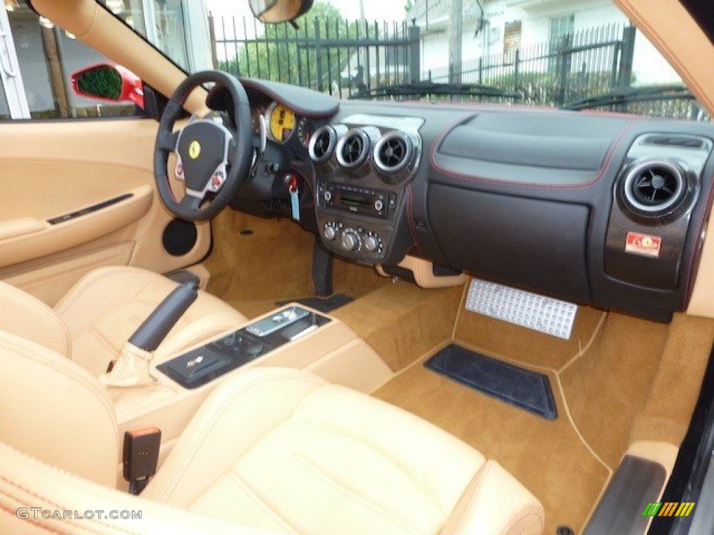 2007 Ferrari F430 Spider F1 Beige Dashboard Photo #68764330