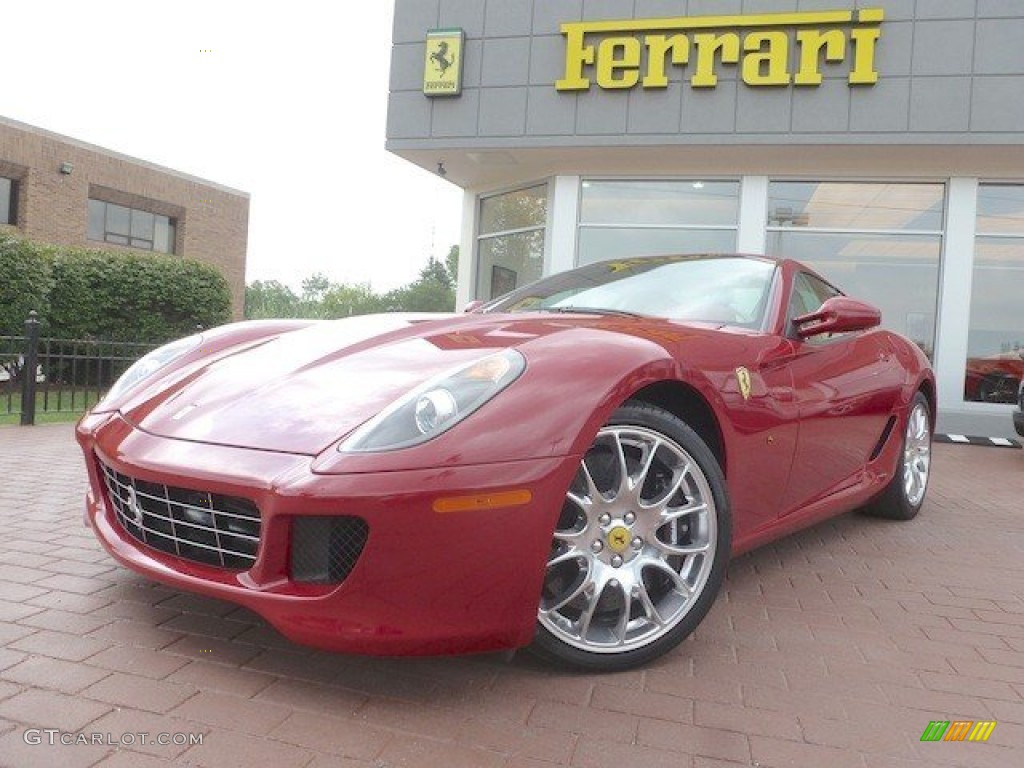 Rosso Mugello (Dark Red) 2009 Ferrari 599 GTB Fiorano Standard 599 GTB Fiorano Model Exterior Photo #68764369