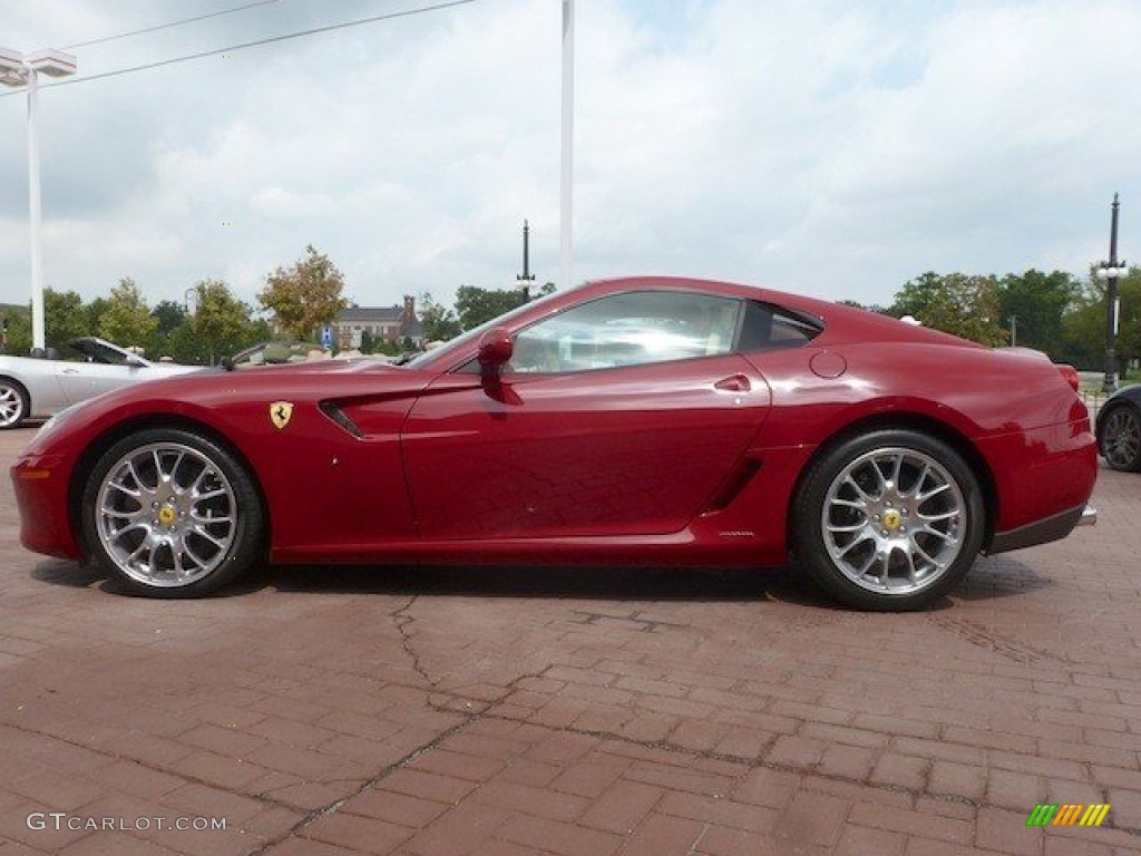 Rosso Mugello (Dark Red) 2009 Ferrari 599 GTB Fiorano Standard 599 GTB Fiorano Model Exterior Photo #68764388