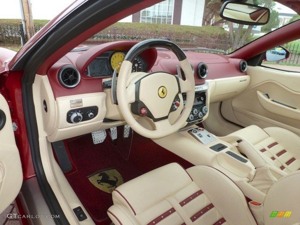 Cream Interior 2009 Ferrari 599 GTB Fiorano Standard 599 GTB Fiorano Model Photo #68764522