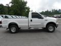 1999 Oxford White Ford F250 Super Duty XLT Regular Cab 4x4  photo #2