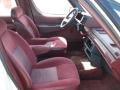1991 Chevrolet Lumina Red Interior Front Seat Photo