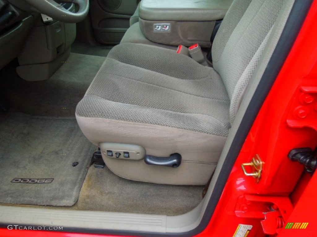 2005 Ram 1500 SLT Quad Cab - Flame Red / Taupe photo #10