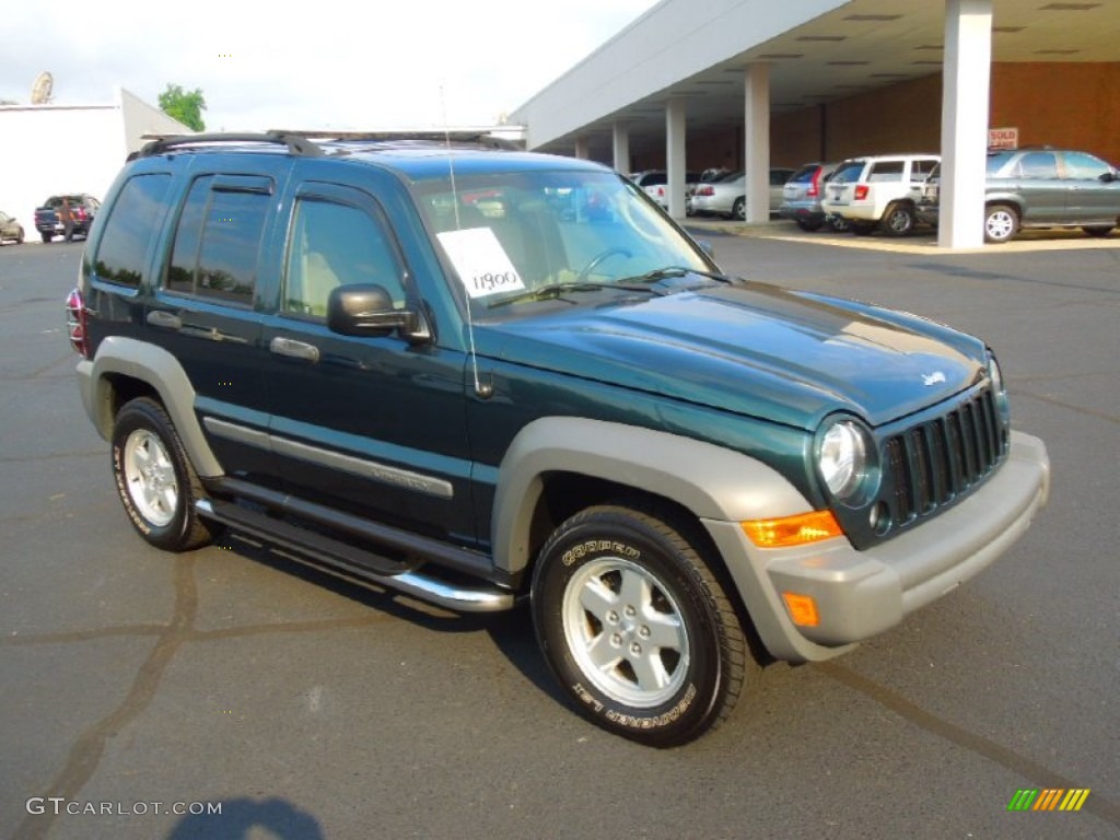 Deep Beryl Green Pearl 2006 Jeep Liberty Sport 4x4 Exterior Photo #68766007