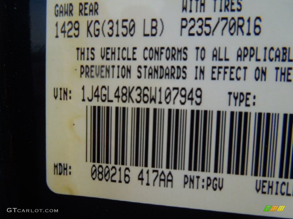2006 Jeep Liberty Sport 4x4 PGV Photo #68766037