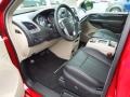 Black/Light Graystone 2012 Chrysler Town & Country Touring Interior Color