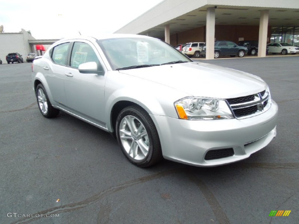 Bright Silver Metallic 2012 Dodge Avenger SXT Exterior Photo #68767066