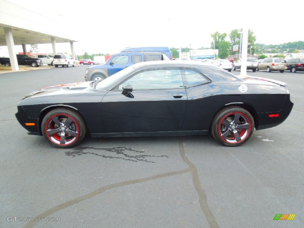 Pitch Black 2012 Dodge Challenger Rallye Redline Exterior Photo #68767217