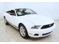 Performance White 2012 Ford Mustang V6 Convertible Exterior