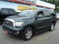 2008 Timberland Green Mica Toyota Sequoia SR5 4WD  photo #3