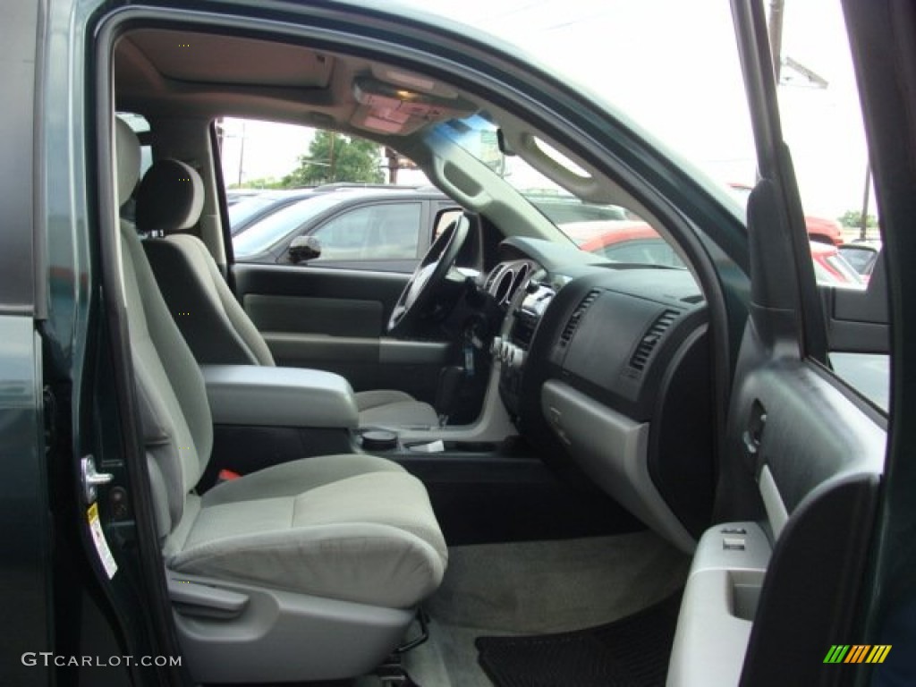 2008 Sequoia SR5 4WD - Timberland Green Mica / Graphite photo #8