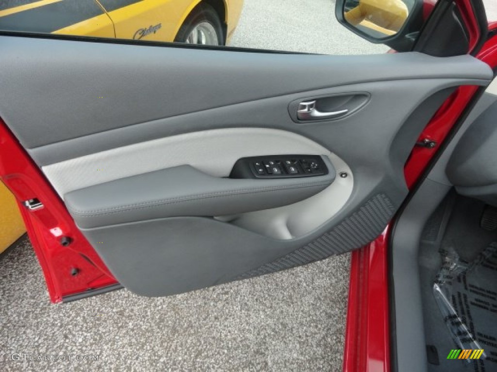 2013 Dodge Dart Rallye Black/Light Diesel Gray Door Panel Photo #68769117