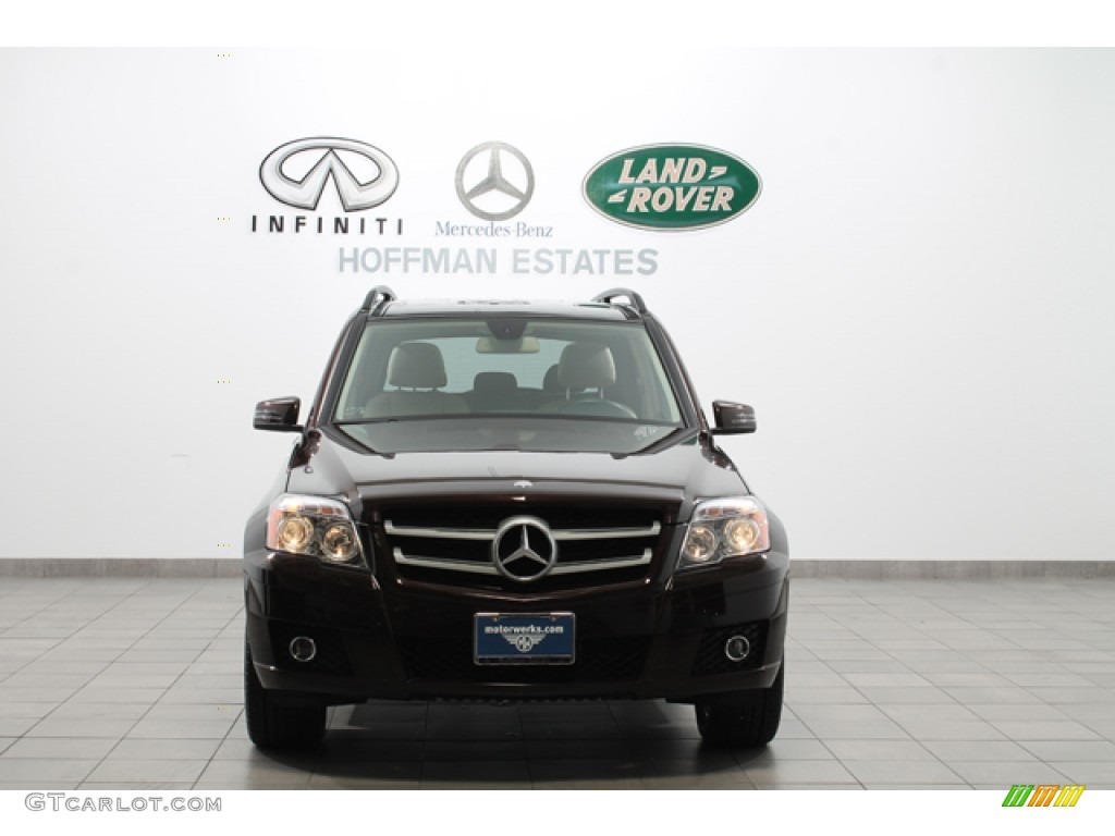 2011 GLK 350 4Matic - Cuprite Brown Metallic / Almond/Black photo #3