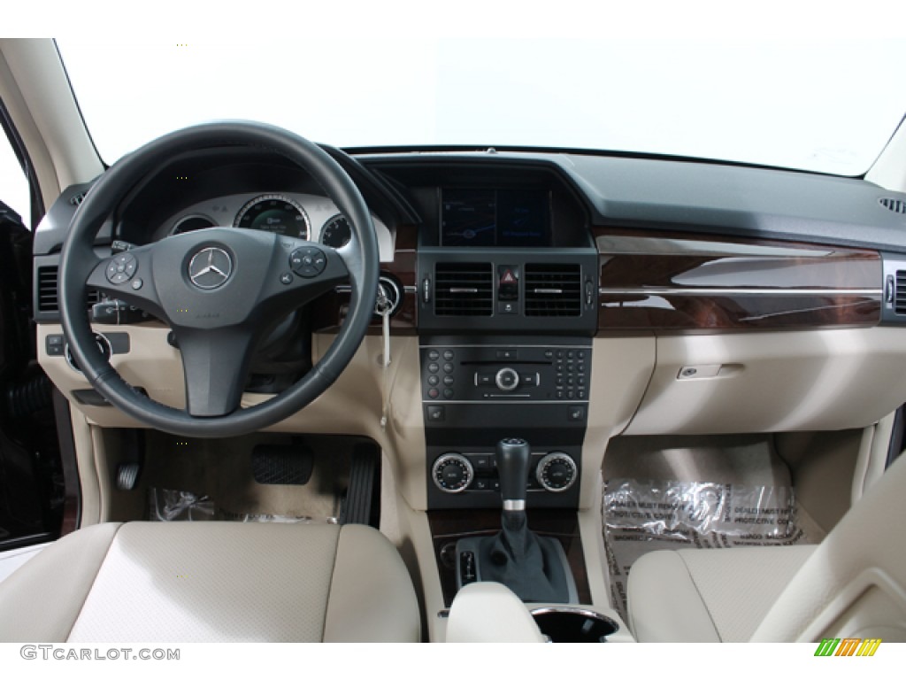 2011 GLK 350 4Matic - Cuprite Brown Metallic / Almond/Black photo #6