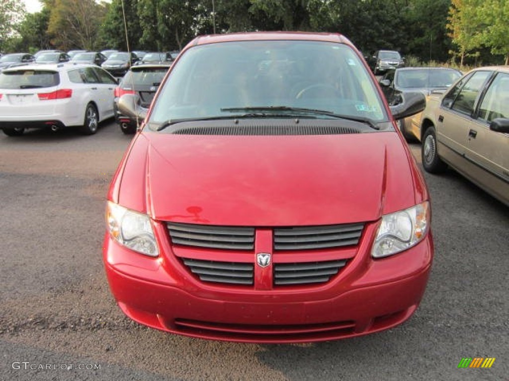 2006 Caravan SXT - Inferno Red Crystal Pearl / Medium Slate Gray photo #2