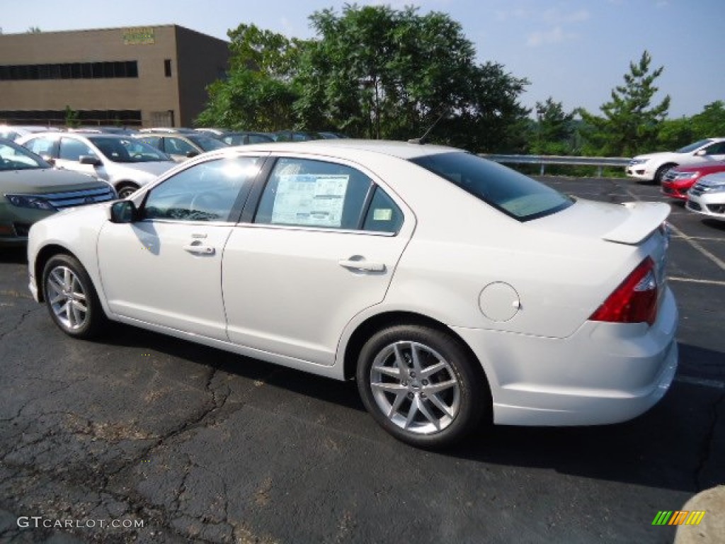White Suede 2012 Ford Fusion SEL V6 AWD Exterior Photo #68775056