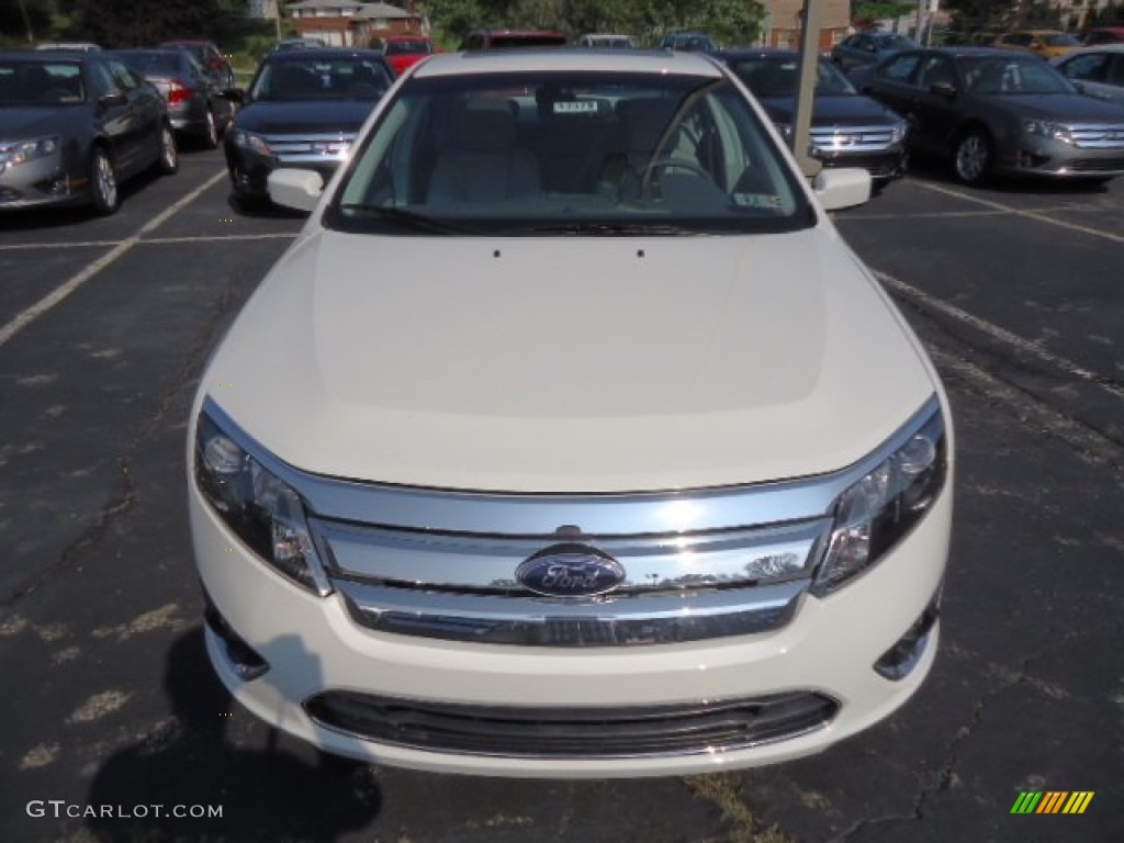 White Suede 2012 Ford Fusion SEL V6 AWD Exterior Photo #68775074