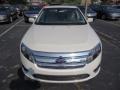 White Suede 2012 Ford Fusion SEL V6 AWD Exterior