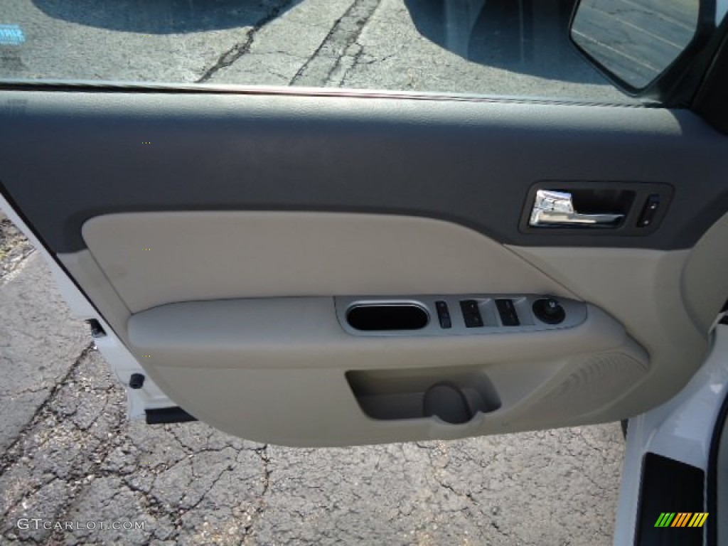 2012 Fusion SEL V6 AWD - White Suede / Medium Light Stone photo #11