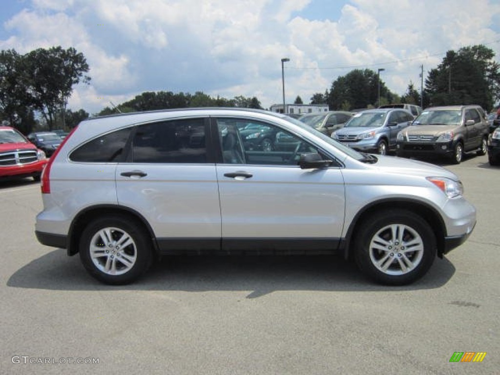 2010 CR-V EX AWD - Alabaster Silver Metallic / Gray photo #8