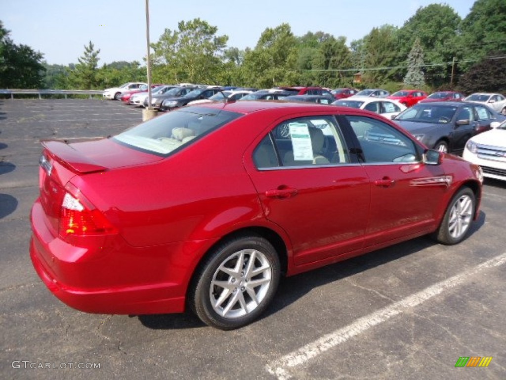 Red Candy Metallic 2012 Ford Fusion SEL Exterior Photo #68775308