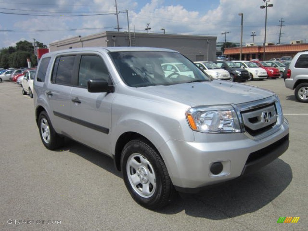 2010 Pilot LX 4WD - Alabaster Silver Metallic / Gray photo #1