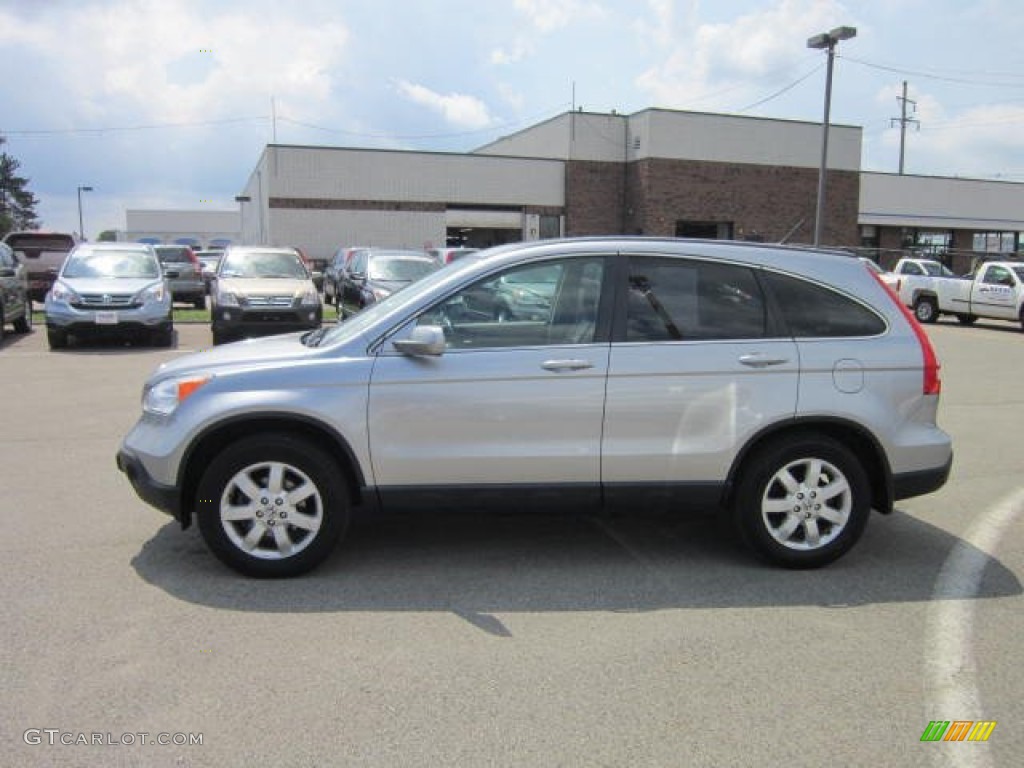 2008 CR-V EX-L 4WD - Whistler Silver Metallic / Gray photo #4