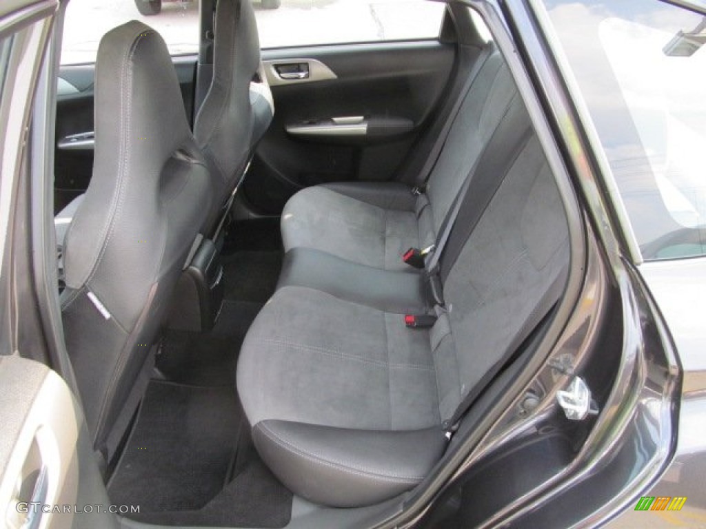 Carbon Black/Graphite Gray Alcantara Interior 2008 Subaru Impreza WRX STi Photo #68777606