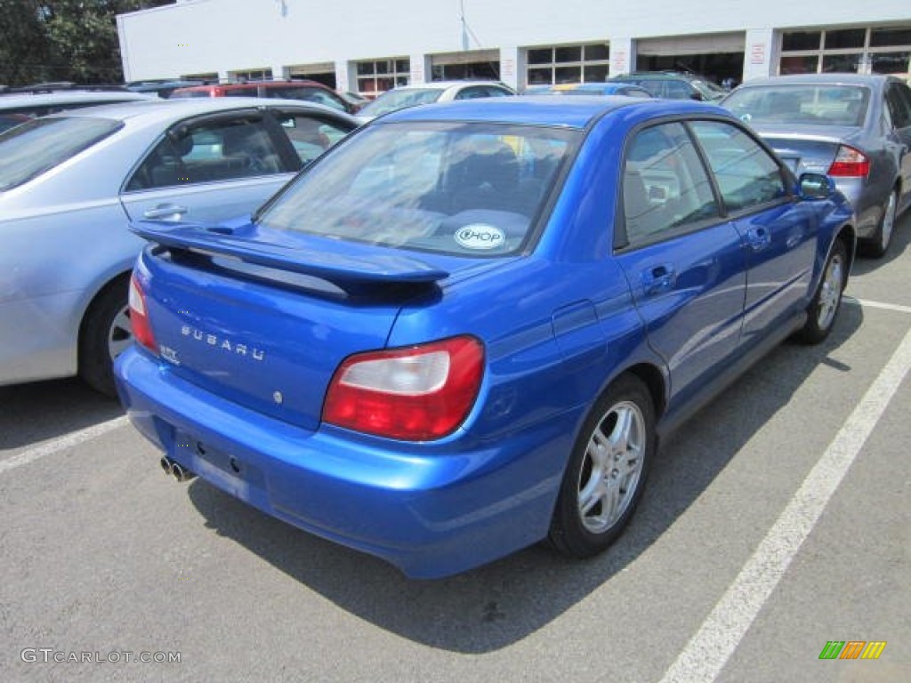 2003 Impreza WRX Sedan - WR Blue Pearl / Black photo #2