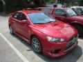 Rally Red Metallic 2008 Mitsubishi Lancer Evolution MR