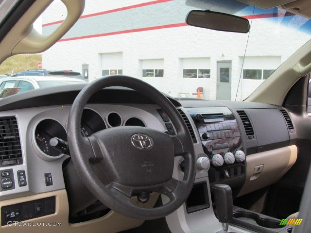 2007 Tundra SR5 TRD Double Cab 4x4 - Pyrite Mica / Beige photo #14