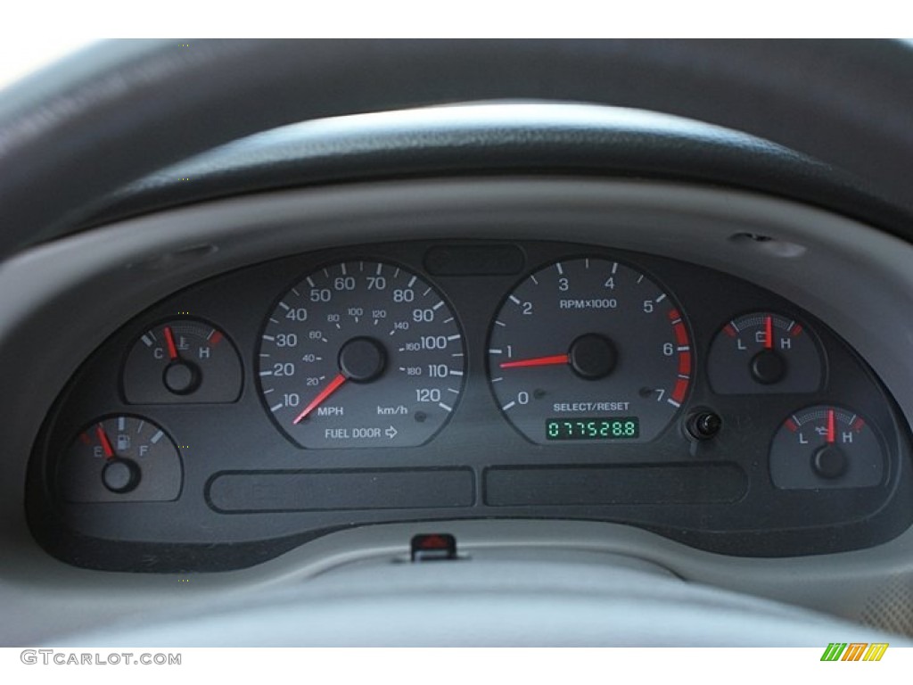 2000 Ford Mustang V6 Coupe Gauges Photo #68778836