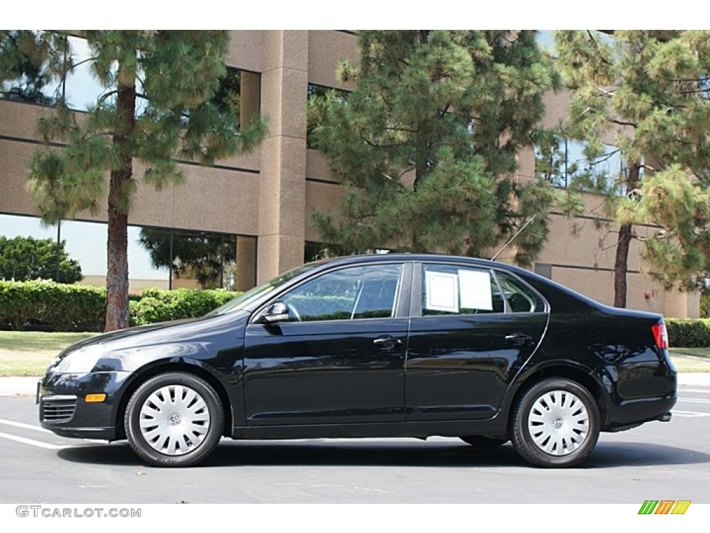 Black 2007 Volkswagen Jetta 2.5 Sedan Exterior Photo #68781098