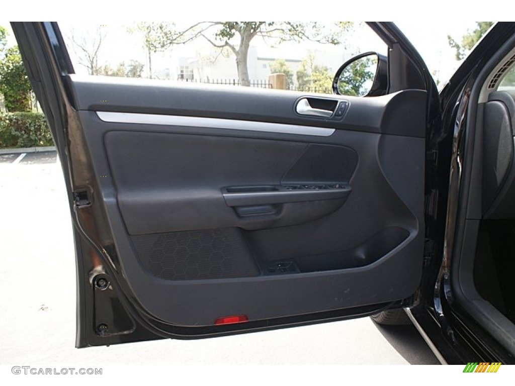 2007 Volkswagen Jetta 2.5 Sedan Anthracite Door Panel Photo #68781299