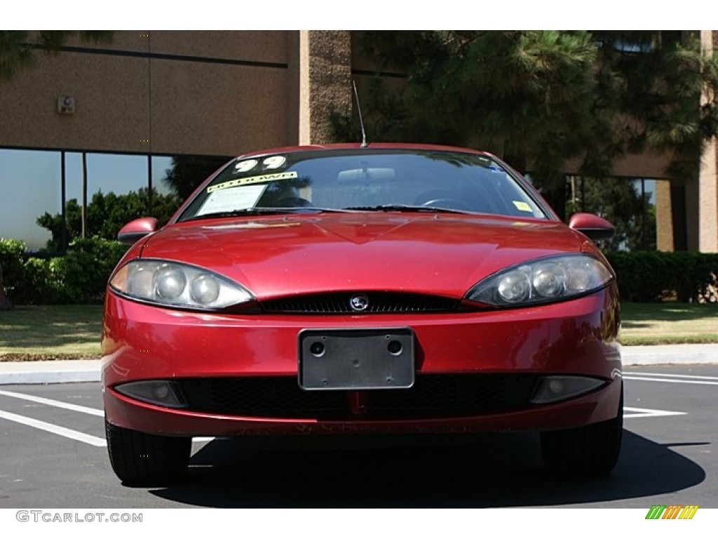 1999 Cougar V6 - Laser Red / Graystone photo #3