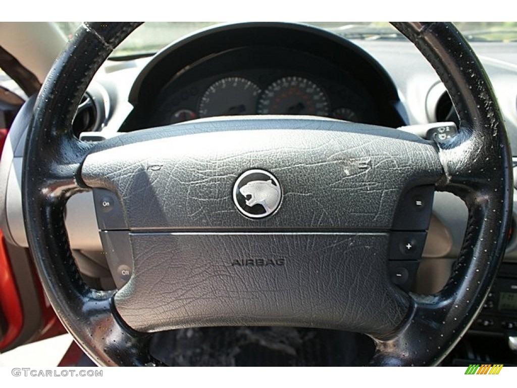 1999 Cougar V6 - Laser Red / Graystone photo #19