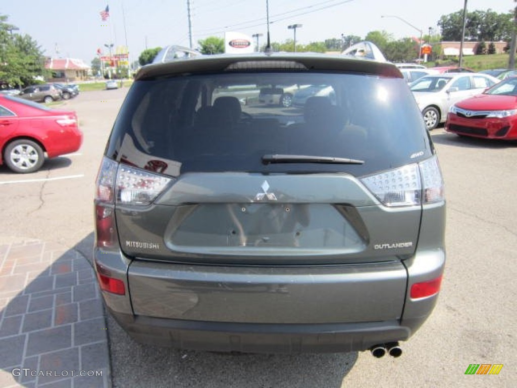 2008 Outlander XLS 4WD - Manitoba Green Metallic / Beige photo #6