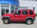 2003 Flame Red Jeep Liberty Sport 4x4  photo #2