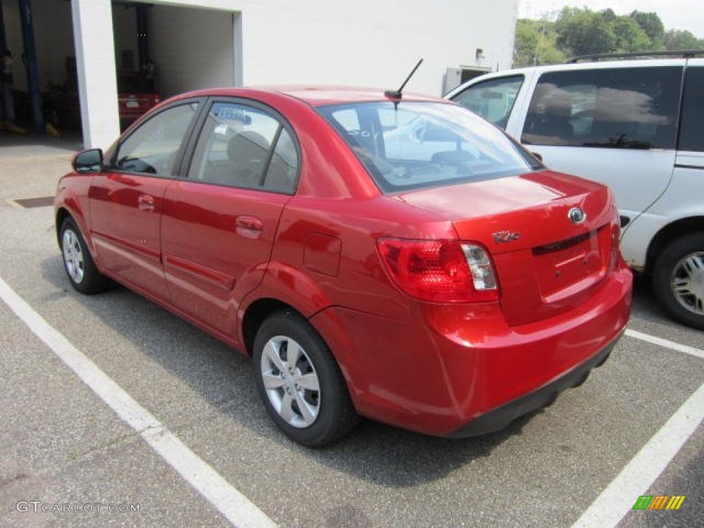 2011 Rio LX - Tropical Red / Gray photo #3