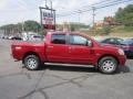 2004 Red Brawn Nissan Titan SE Crew Cab 4x4  photo #8