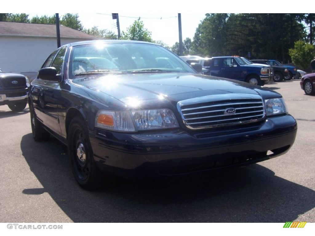 2008 Crown Victoria Police Interceptor - Dark Blue / Charcoal Black photo #8