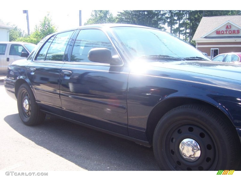 2008 Crown Victoria Police Interceptor - Dark Blue / Charcoal Black photo #9