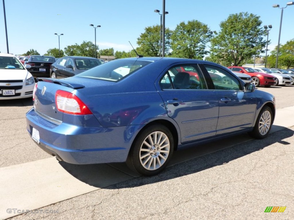 2009 Milan V6 Premier - Sport Blue Metallic / Dark Charcoal/Medium Light Stone photo #4