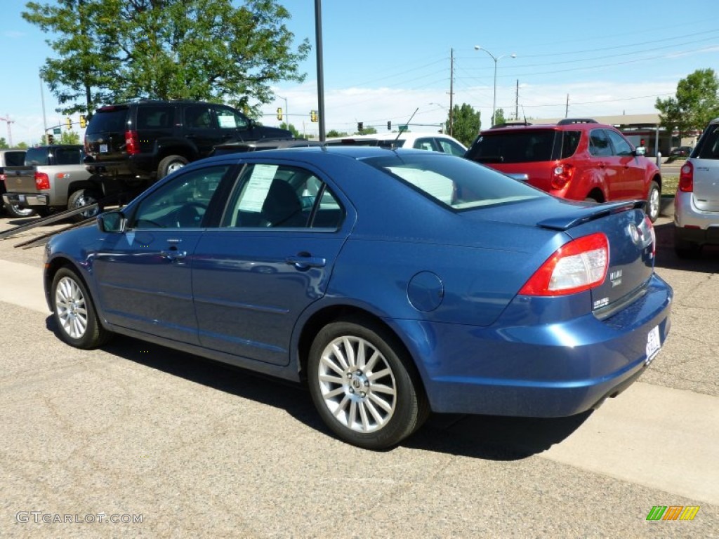 2009 Milan V6 Premier - Sport Blue Metallic / Dark Charcoal/Medium Light Stone photo #6