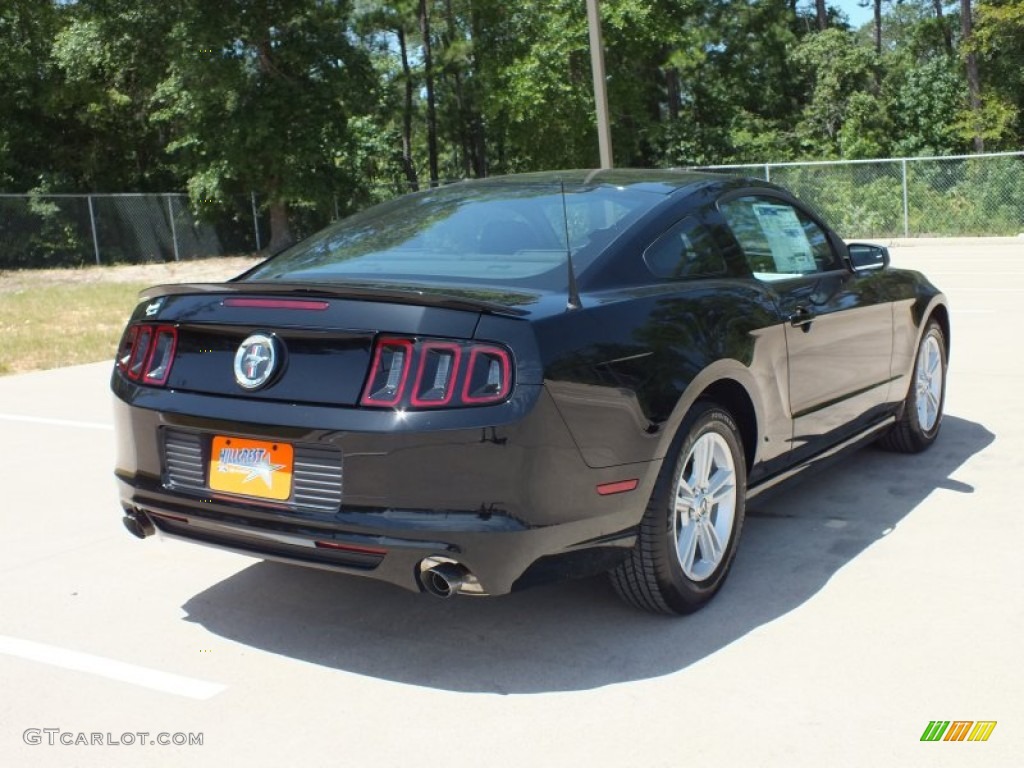 2013 Mustang V6 Coupe - Black / Charcoal Black photo #5