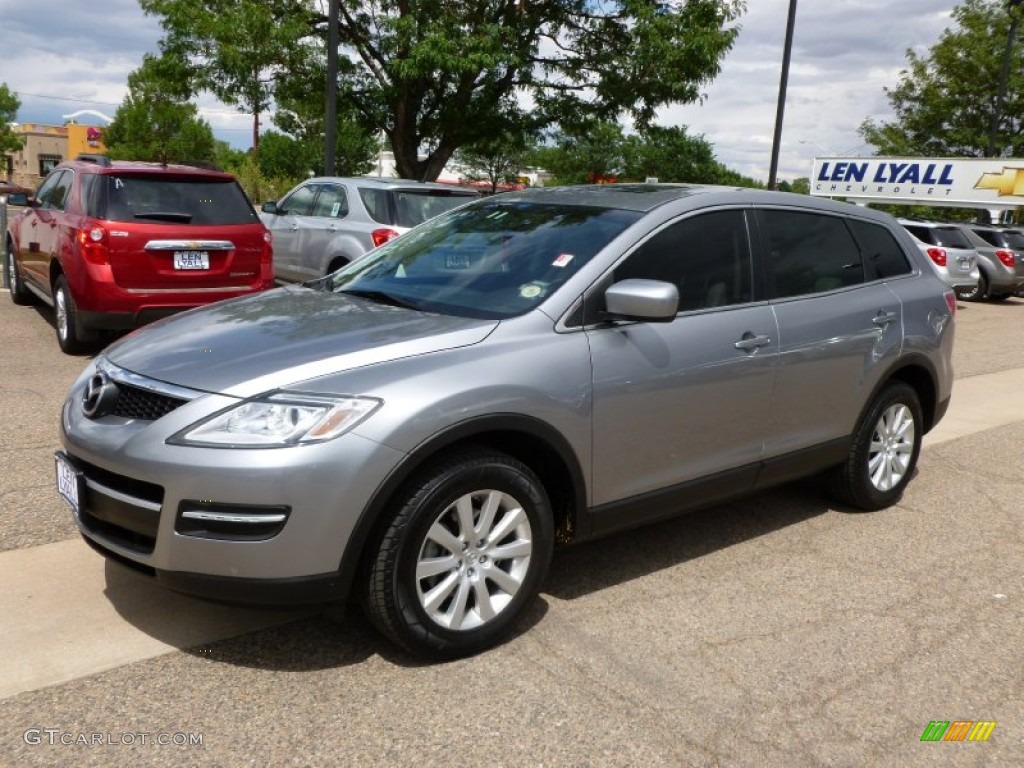 2009 CX-9 Touring AWD - Liquid Silver Metallic / Black photo #1