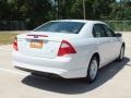 2012 White Suede Ford Fusion S  photo #5