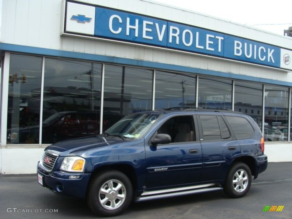 2003 Envoy SLE 4x4 - Indigo Blue Metallic / Medium Pewter photo #1